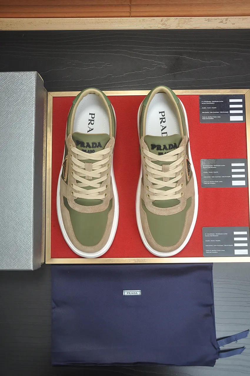 Men's shoes 💰580💶【PRADA】Top original, new season, high quality original goods, top imported calfskin with original imported glue, imported cowhide inside with original cowhide feet, original outsole! Quality guaranteed! Code 38-45 (45 customized)